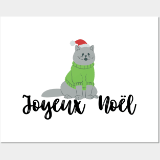 French Christmas sweater | Joyeux Noël Posters and Art